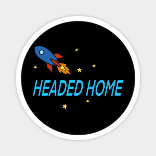 Headed Home Colored Magnet